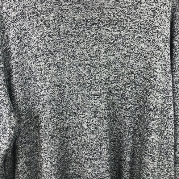 Croft & Barrow Mens Size XL Black/White Flecked V Neck Lightweight Sweater - Picture 4 of 9